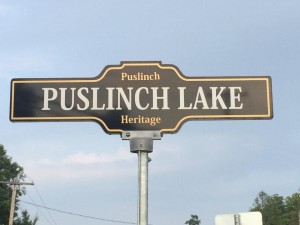 Lake Heritage sign